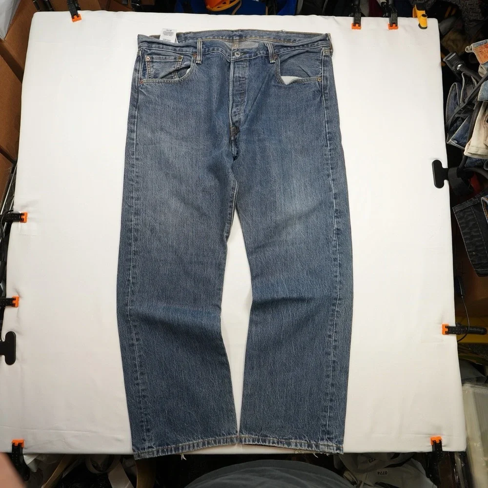 Levi's 501 Jeans‎ Mens 40X30 (39X29) Blue Denim Straight Fit Button Fly Pants